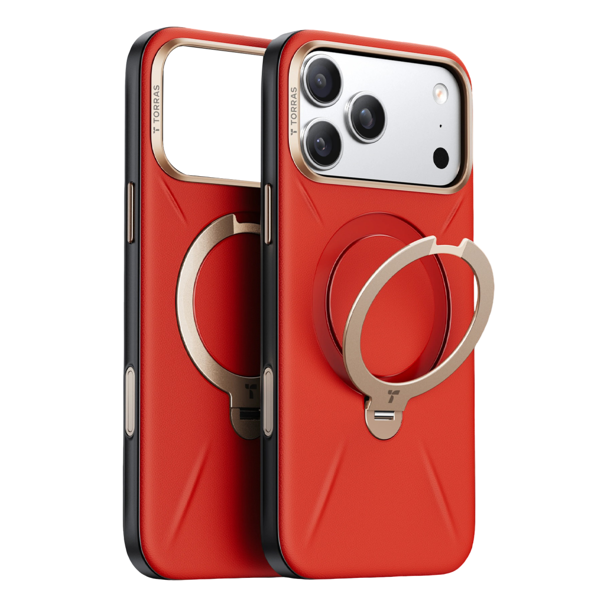 Torras Apple iPhone 17 Pro O Stand Spin VegSkin Serisi Magsafe Kılıf